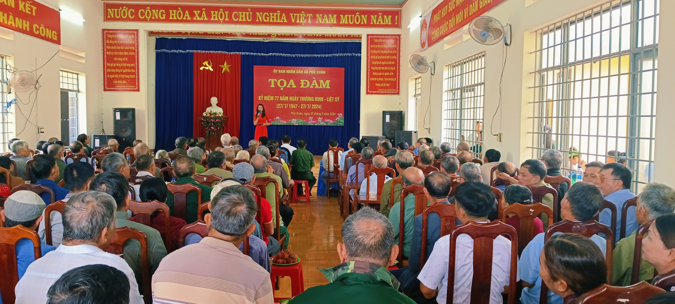 TOẠ ĐÀM KỶ NIỆM 77 NĂM NGÀY THƯƠNG BINH - LIỆT SĨ 27/7/1947-27/7/2024