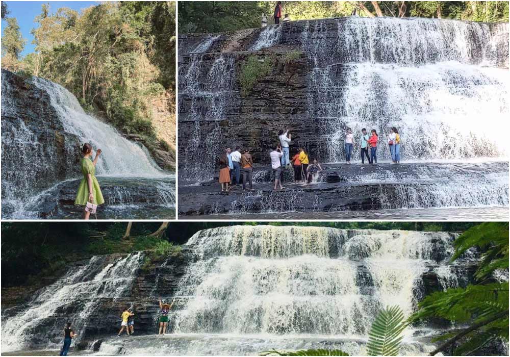 Xã Phú Xuân tăng cường quản lý khu vực thác Thủy Tiên, tạm ngưng hoạt động tham quan để đảm bảo an toàn.