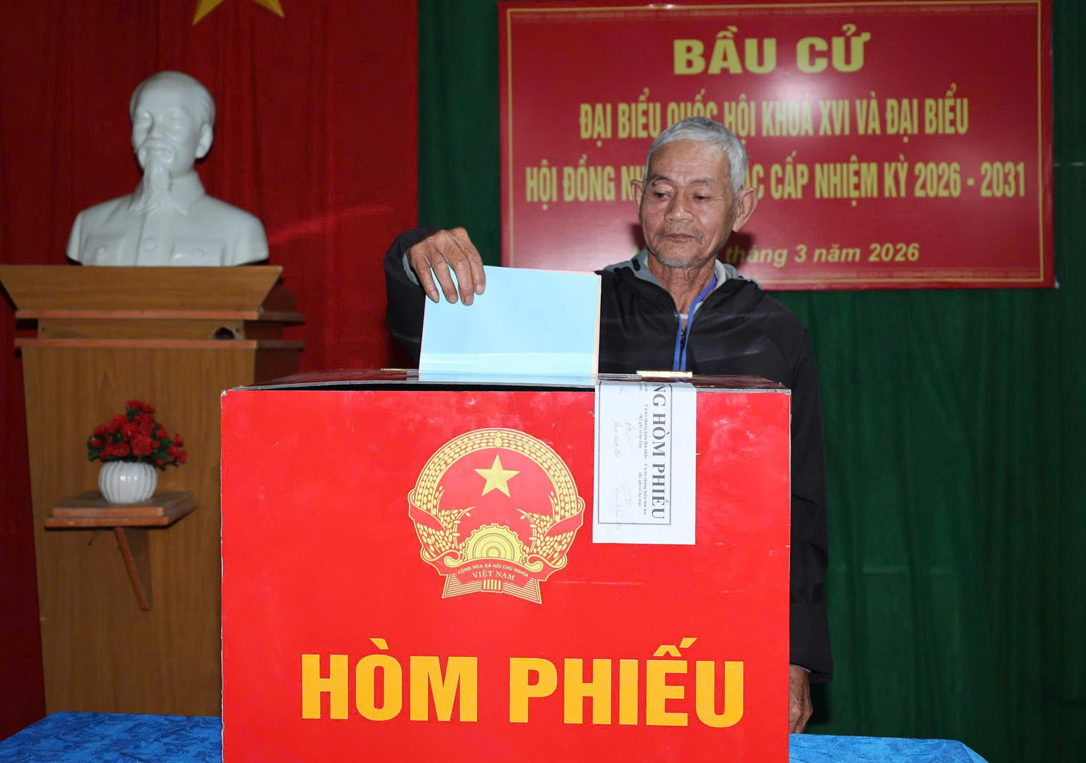 Xã Phú Xuân khai mạc Ngày bầu cử đại biểu Quốc hội và HĐND các cấp nhiệm kỳ 2026-2031.