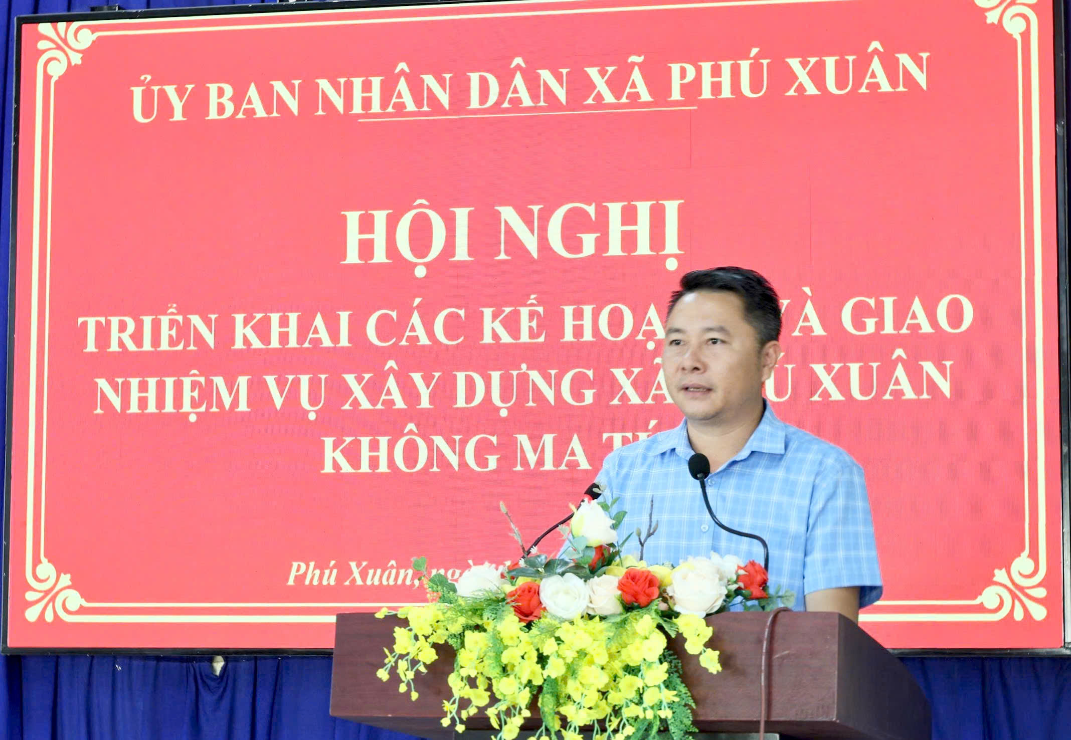 Xã Phú Xuân tổ chức Hội nghị triển khai các kế hoạch xây dựng xã  không ma túy.