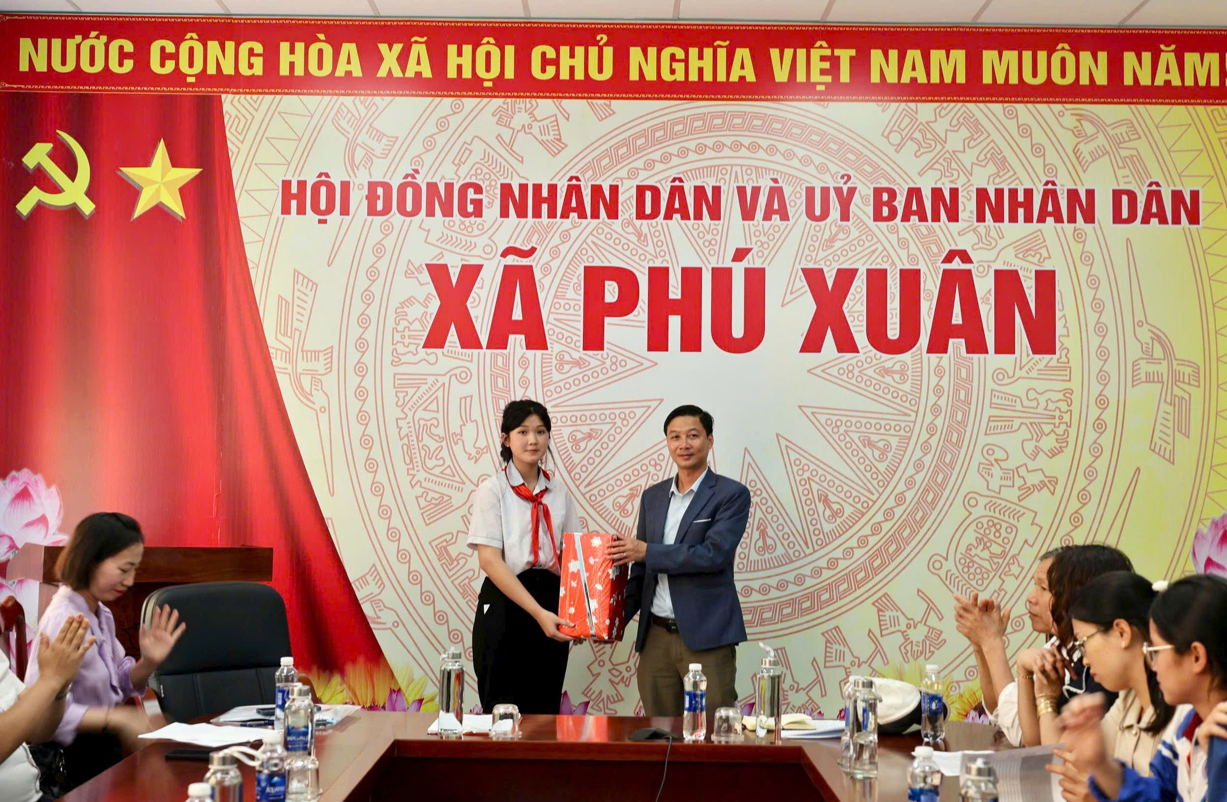 Phú Xuân gặp mặt, động viên học sinh tham gia Kỳ thi học sinh giỏi cấp tỉnh THCS