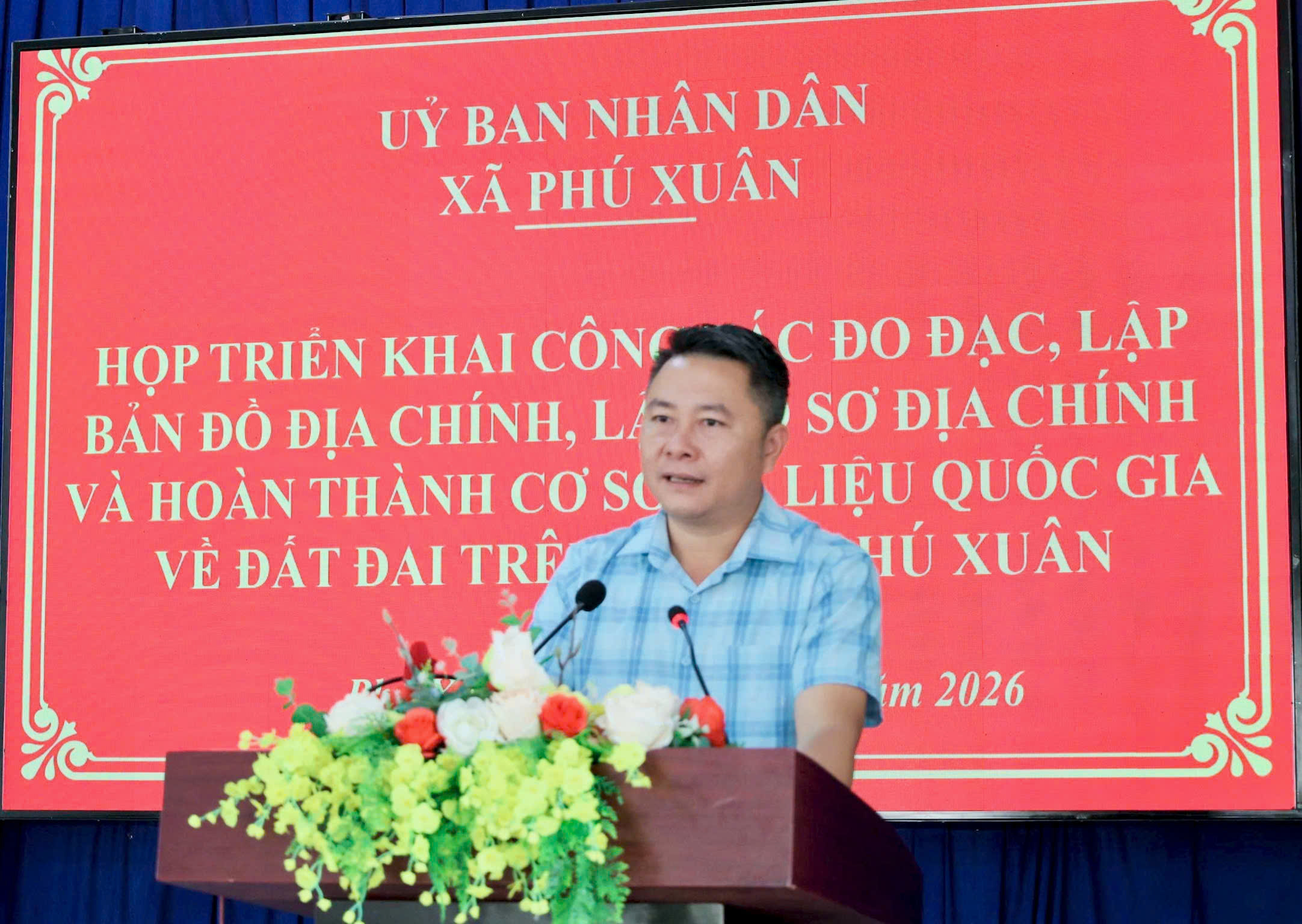 Phú Xuân tập trung tháo gỡ khó khăn, đẩy mạnh tiến độ xây dựng cơ sở dữ liệu đất đai trên địa bàn.